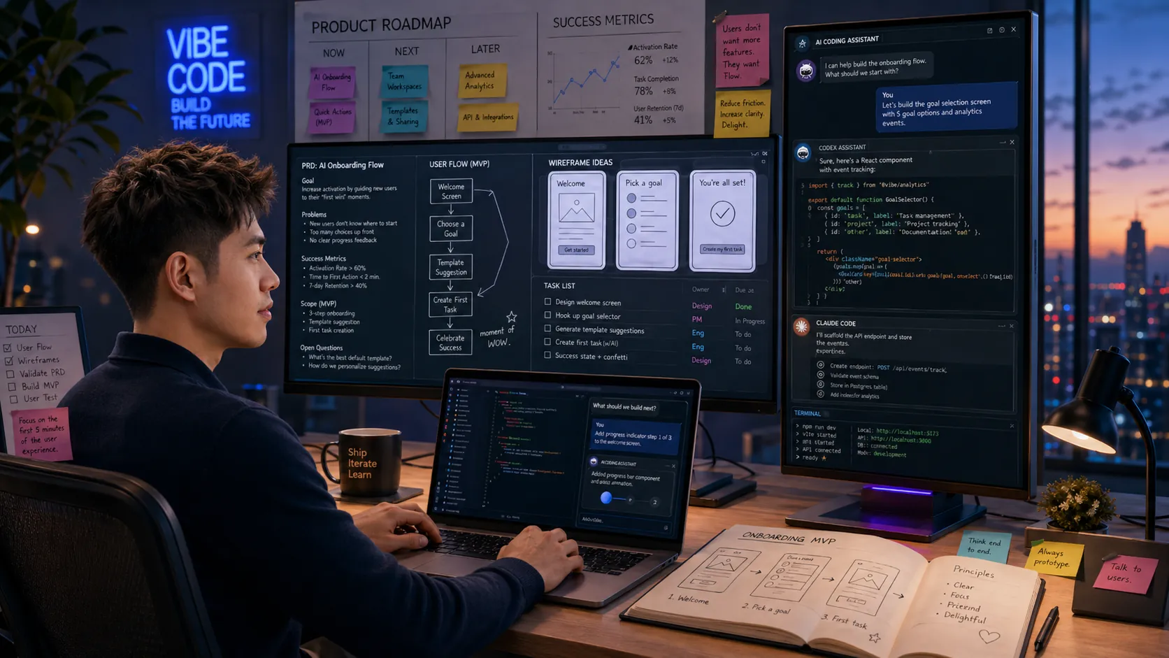 Vibe coding 学习记录配图